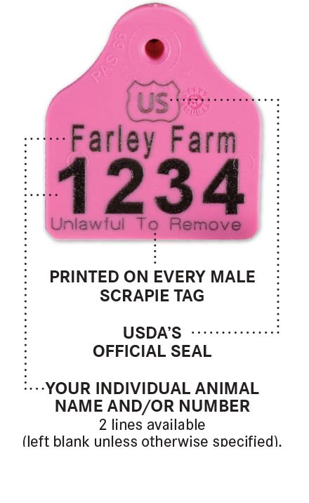 scrapie tag identification program